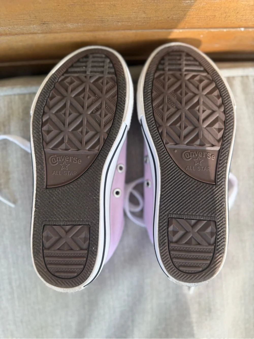 Converse Kids Pink Low Top All Star Sneakers